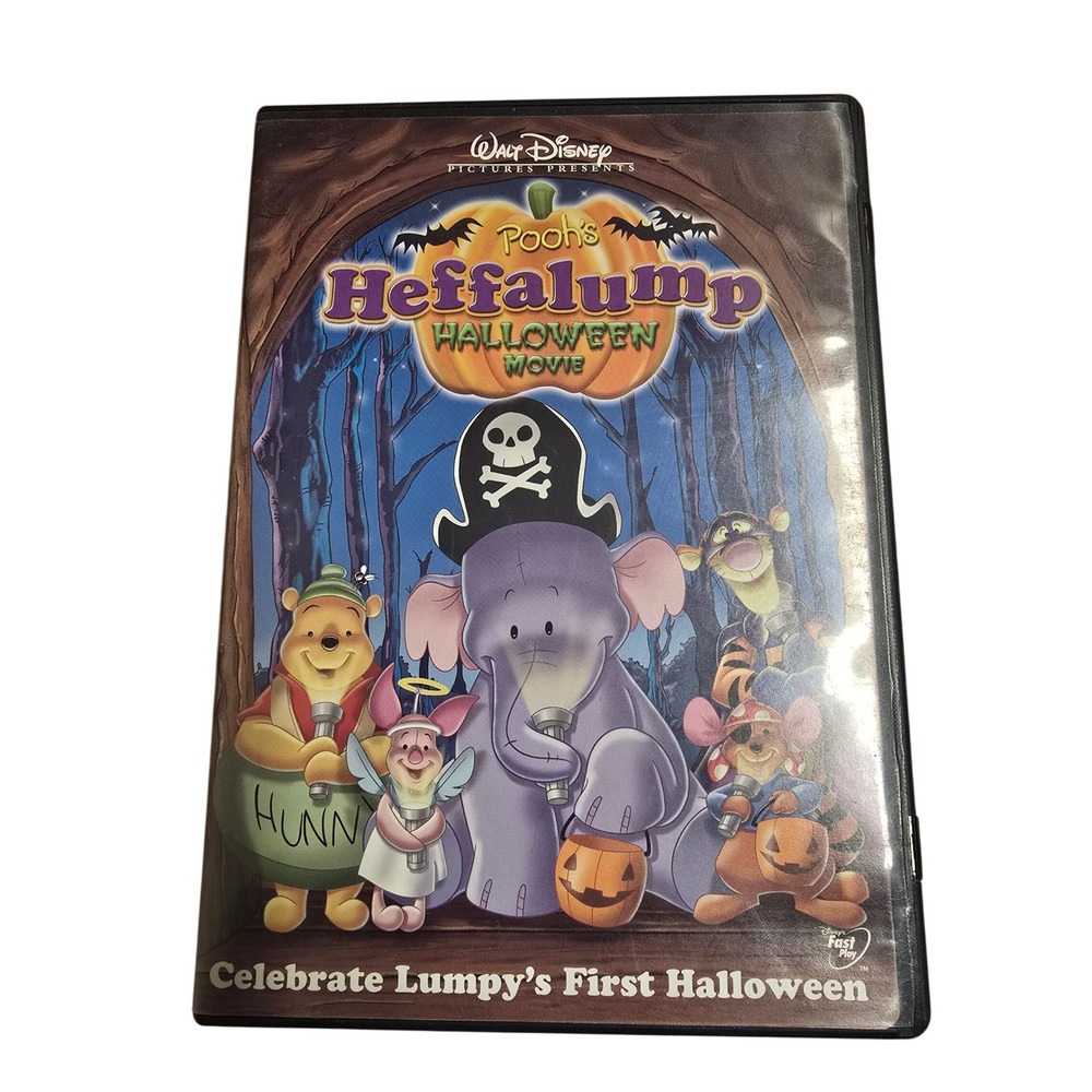 Disney Pooh's Heffalump Halloween Movie DVD 2005 Animated Film Winnie the Pooh